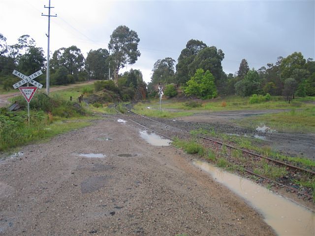 
The main line in the vicinity of the Bellbird Colliery, looking north.

