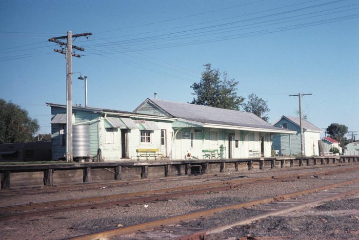 A view looking across to the station when it was still in use.