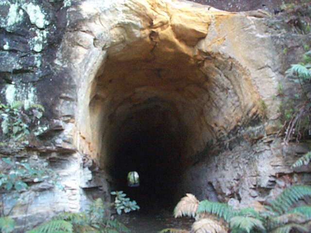 
A closer view of the tunnel portal.
