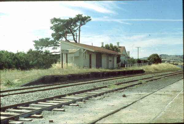 A lonely Mount Horeb station in 1980.