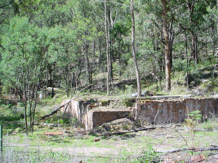 
Ruined buildings near the end of the Newnes branch.
