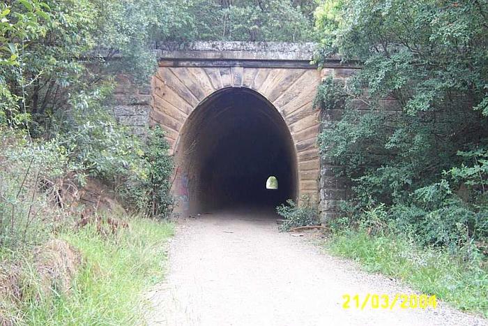 
The northern portal of the tunnel.
