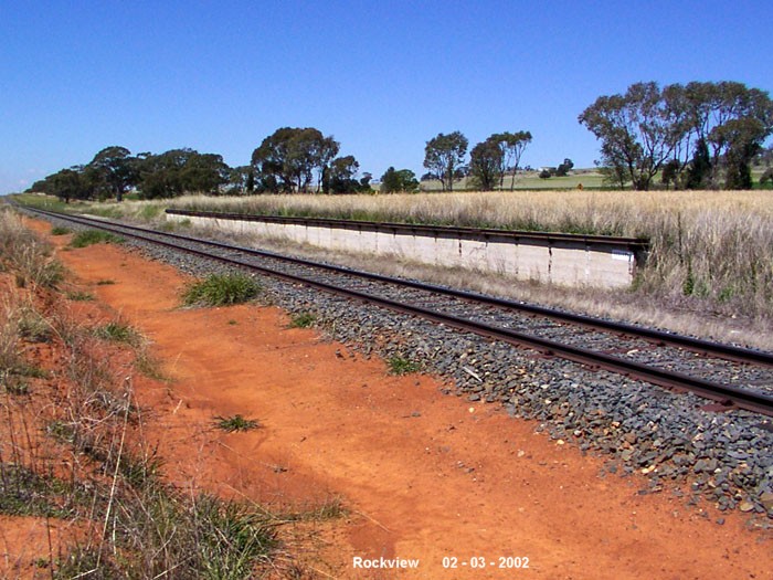 
An unidentified platform located on what was once a down loop siding.
