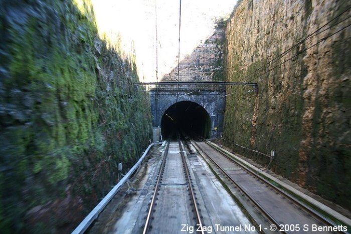 The Up portal of Zig Zag No 1 tunnel.