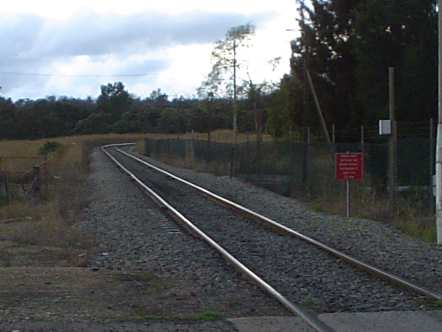 The view looking back towards Berrima Junction.