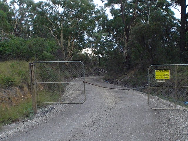 The entrance to the colliery site.