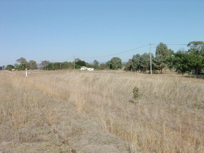 
A low bank marks the location of the one-time station.
