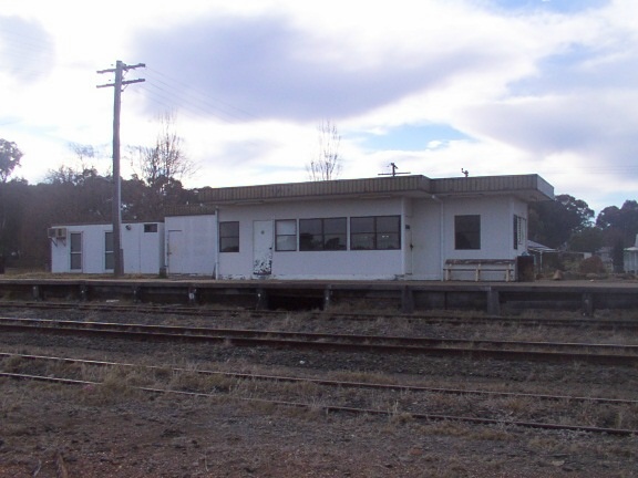 
The fairly utilitarian station building is only used for safeworking purposes.

