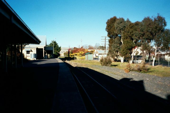 
Another view along the back platform.
