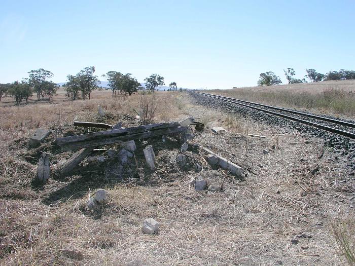 
A closer view of the probably station remains.
