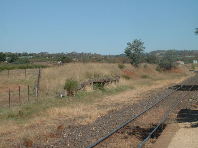 The goods loading bank on the now-lifted loop, looking towards Sydney. 