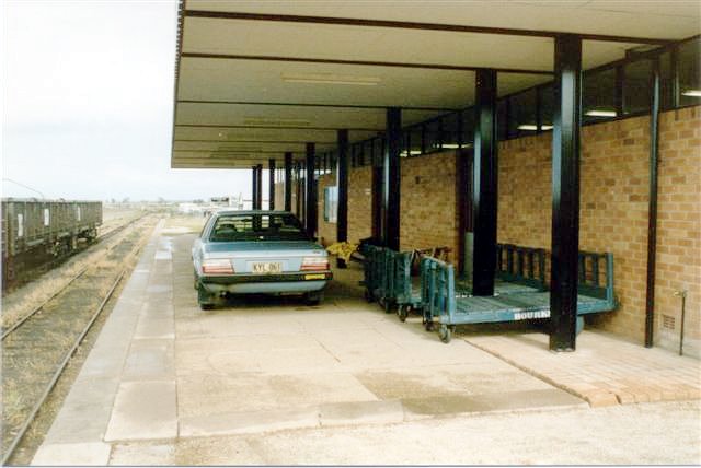 The view looking along the station when it was still in use.