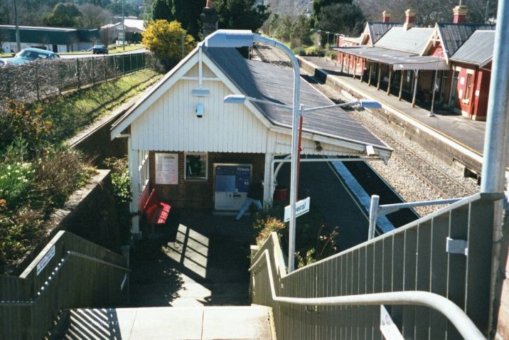 
The ticket office at the southern end of the up platform.
