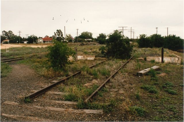 
A view of the yard, looking north.  The foundations are from either the
carriage or the engine shed.
