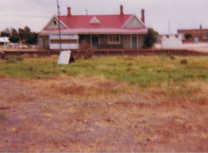 A shot of the station building 6 years after the branch closed, and not long before it was burnt to the ground.