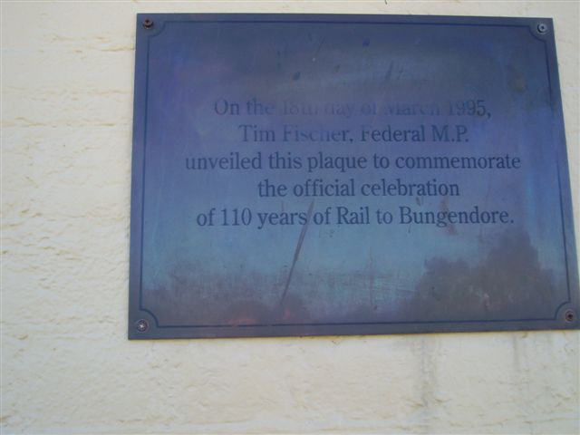 A plaque commemorating 110 years since the station opened.
