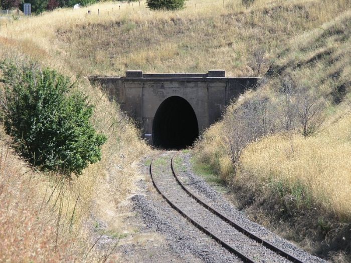 The northern portal of the tunnel. 