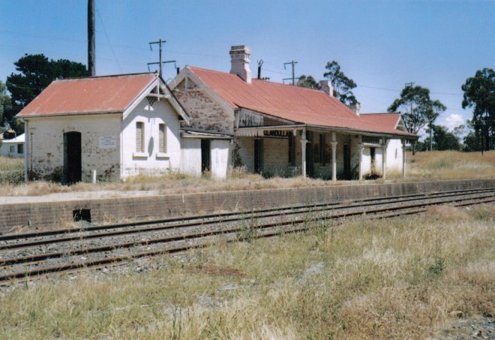 The up end of the station building.