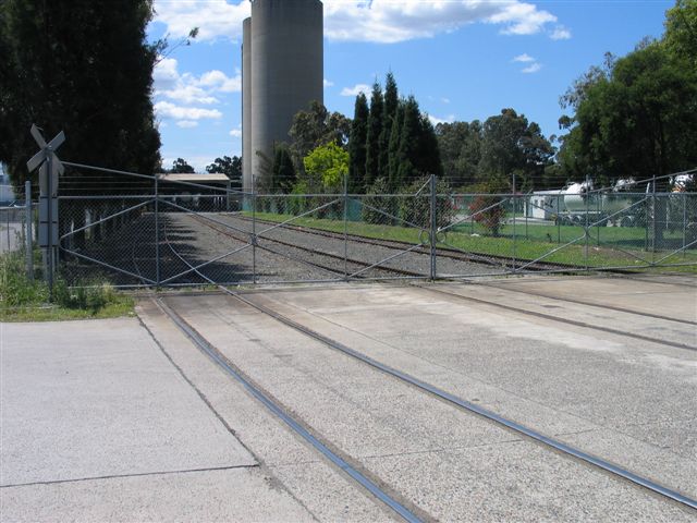 
The Australian Cement sidings, located just off the Carlingford branch
at Clyde.
