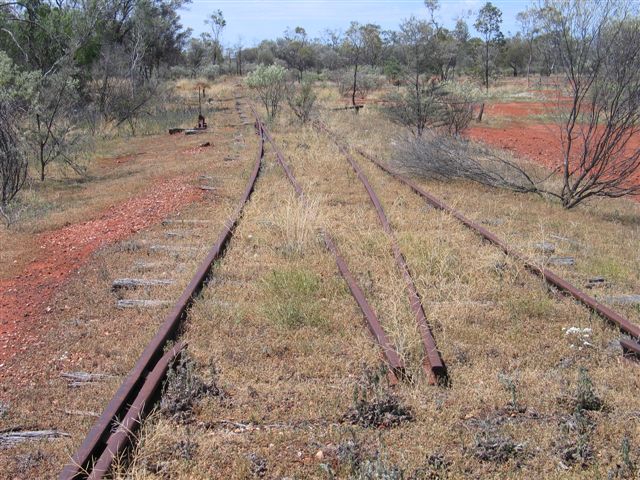 
The view looking towards Brewarrina at the down end of the loop siding.
