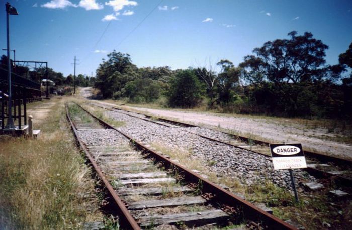 
The up perway sidings, looking north.
