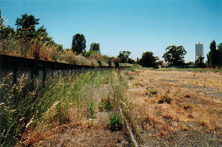 
A view of the long goods bank and what's left of the northern end of the yard.
