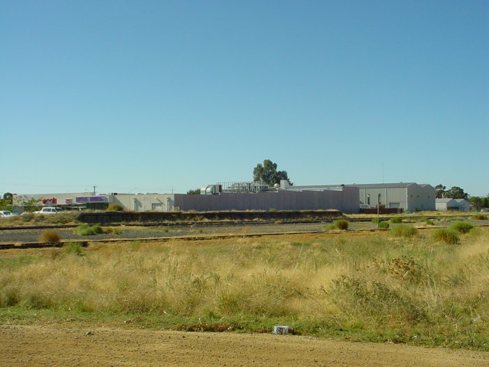 
The view looking east across the yard shows one of the goods loading banks.
