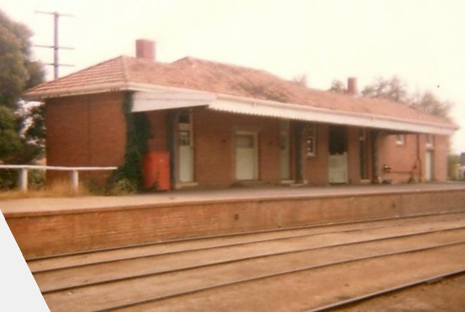 Deniliquin station prior to its demolition.