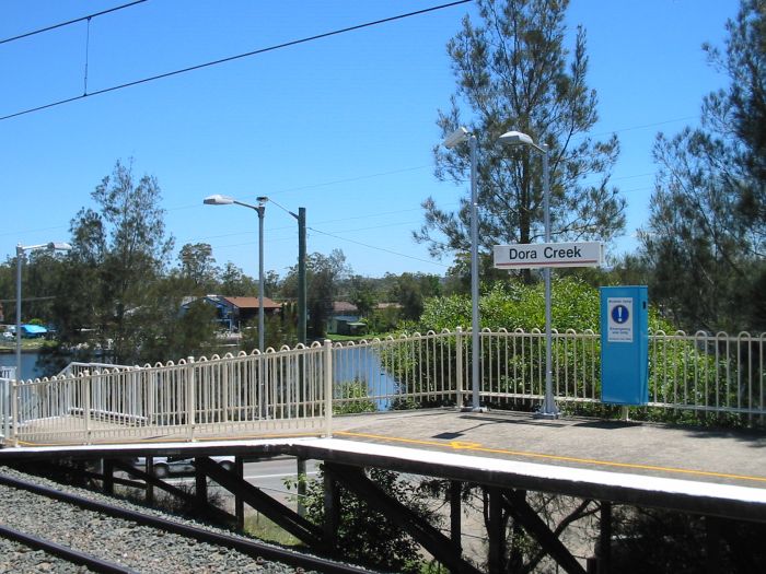
Dora Creek Station overlooking the nearby waterway.
