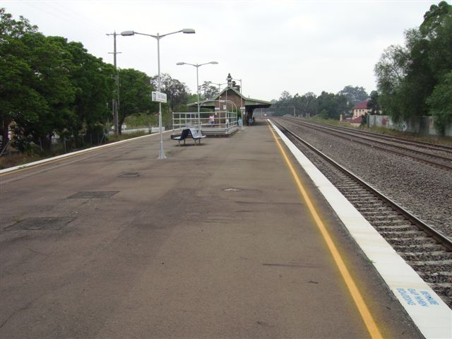The subway in the middle distance is the sole access; it leads to the carpark to the left. The two lines to the right are the busy Coal Roads.
