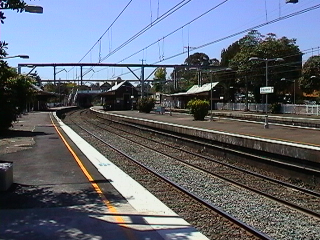 
The view looking north from the southern end of the station.
