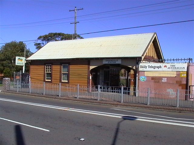 
The main entrance to the station, from the road-side.
