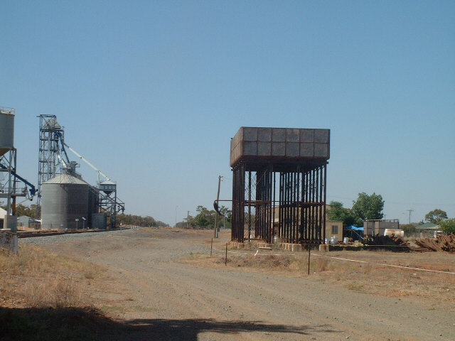 
The water tank which was part of the Loco facilities here.
