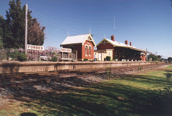 
The preserved station and platform.
