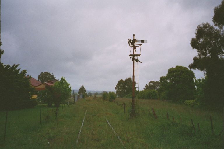 
The view looking north from the yard at Glen Innes.
