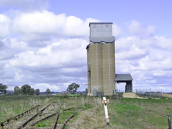 
The view of the silo looking towards Eugowra.
