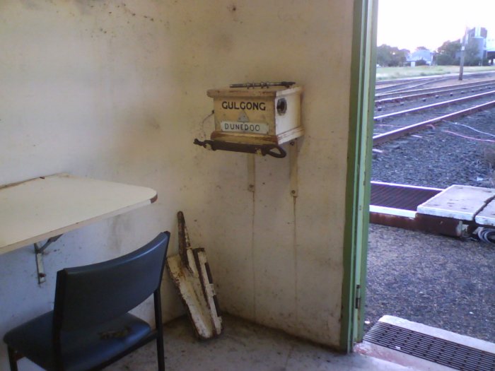 The staff box for the section Gulgong-Dunedoo.