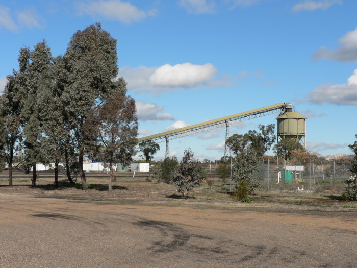 The coal loading facility at Gunnedah West.