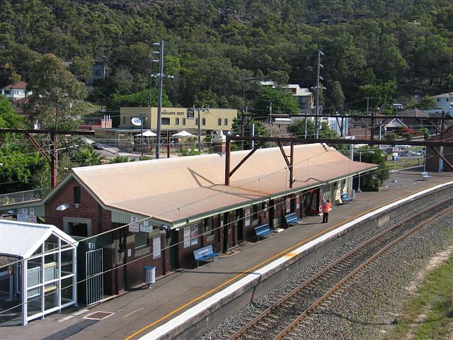 
Looking south over the station, with the township of Brooklyn behind it.
