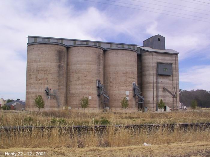 
The grain silos, still operated by Graincorp.
