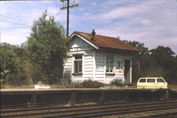 The signal box on the platform.