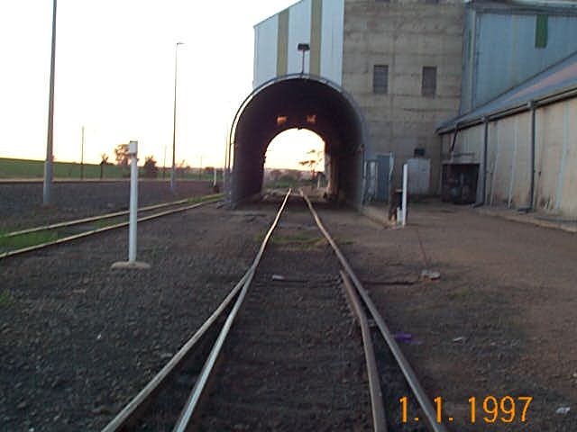 The view looking towards the Sub-terminal loader.
