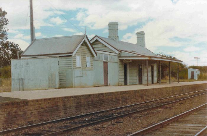 
A pre-demolition view of the station, looking to the north.
