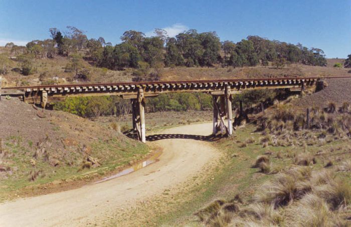 
The road overbridge just to the north of Maclaughlin.

