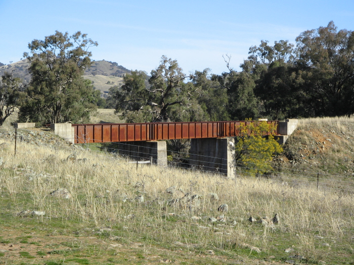 One of the bridges where the formation crosses a creek in the Mebul Road - Gulgong section.