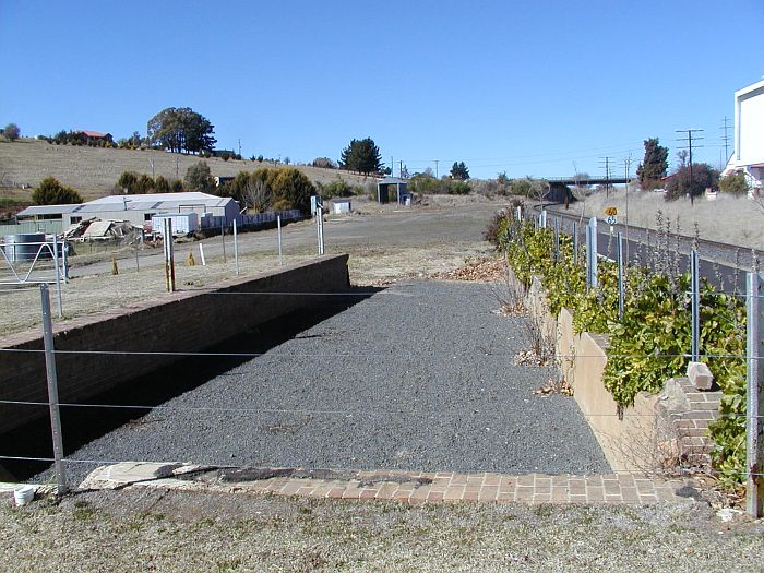 
The loading dock at the Blayney end of the station.
