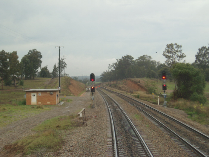This Electrical Relay Hut and set of Crossovers are all that remain at Minimbah.