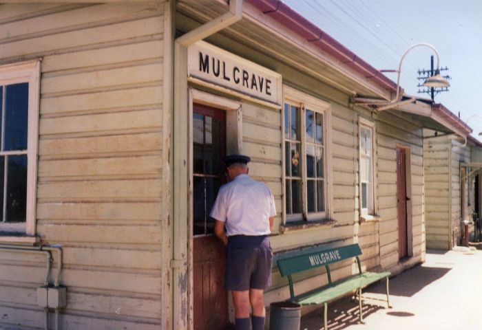 
The signal box on the platform at Mulgrave station.
