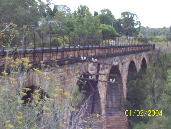 The viaduct on the south side of Picton station which was completed in 1865.