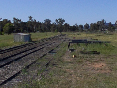 
The view looking down the line towards Werris Creek.

